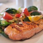 saumon et ses légumes pour une réception de mariage ou un diner professionnel français